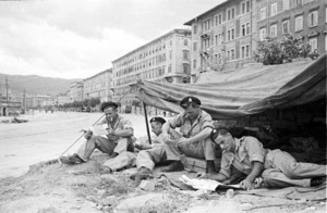 New Zealand soldiers in Trieste, Italy, World War 1939-1945