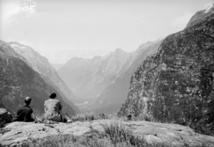 Tukoko 1923, Milford Track & McK's Pass with Mr Grave & Miss ?