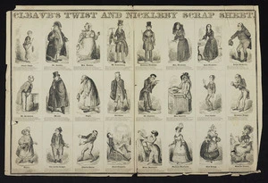 J Cleave (Firm) :Cleave's Twist and Nickleby scrap sheet. - London ; Cleave [1860s?]