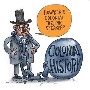 "Colonial tie"