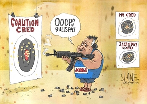 Shane Jones hits the Coalition Cred bullseye