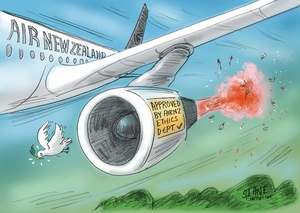 Approved by Air NZ ethics deptartment