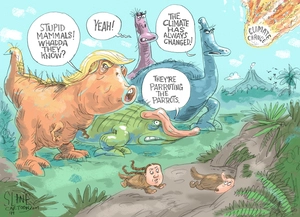 Dinosaurs and climate change
