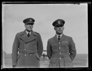 Pilot Officer Grace and Sergeant Major Tratt, Royal New Zealand Air Force