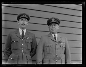 Flying Officer Lester and Squadron Leader Buckley, Royal New Zealand Air Force