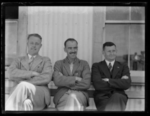 R Morphy (Wellington), R Hesketh (Auckland) and J R Butcher (Auckland) , Royal New Zealand Air Force