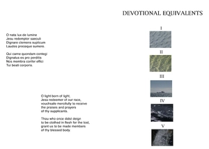 Devotional Equivalents - documents relating to the environmental work