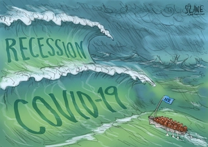 Stormy Seas - Recession COVID 19 Waves