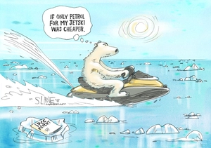 Polar Bear Jet ski