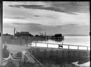 Wharf buildings in Nelson