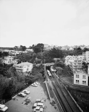Clifton Terrace area and cable car, Wellington