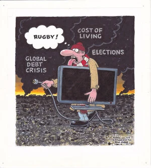 Clark, Laurence, 1949- : 'Rugby!' 14 November 2011