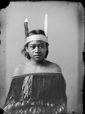 Young Maori girl from Hawkes Bay