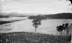 View of Matakana across the inlet of Kawau Bay