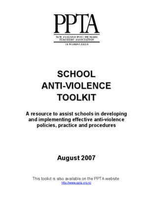 School anti-violence toolkit [electronic resource] : a resource to assist schools in developing and implementing effective anti-violence policies, practices and procedures.