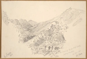 Fraser, Malcolm 1834-1900 :From the road up the wooded saddle looking westerly, 16 Nov 1865 /M. Fraser