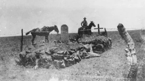 Graves of New Zealanders killed at Rhenoster Kop, South Africa