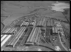 Railway workshops, [Otahuhu?], Auckland