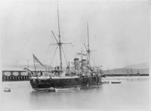Creator unknown :Photograph of the ship Tauranga, taken by Theophilus Easter