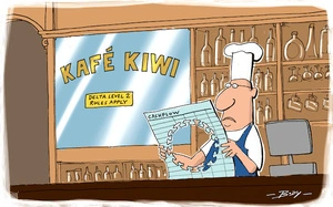 Kafé Kiwi - Delta Level 2 Rules apply' - Covid 19 impact on cashflow in hospitality industry