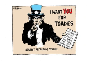 'I want you for toadies - nearest recruiting station' - AUKUS defence pact