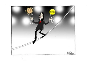 Jacinda Ardern walking a tightrope juggling Covid 19 and politics