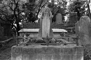 The Thornton family grave, plot 1830, Bolton Street Cemetery