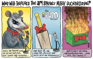 Who will replace the Am Show's Mark Richardson?