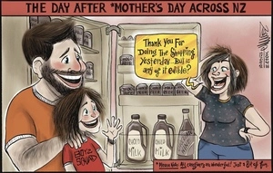 The day after Mother's day across NZ