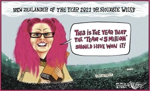 New Zealander of the year 2021 Dr Siouxsie Wiles
