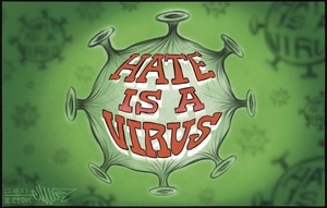 Hate is a virus