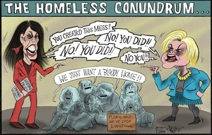 The homeless conundrum