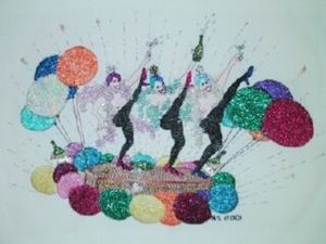 Embroidery Cartoon [2], 2003