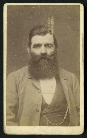 Brown, William Edmond fl 1875-1885 : Portrait of unidentified man