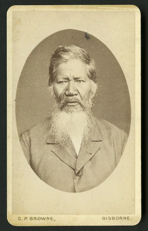 Browne, C P fl 1876 : Portrait of Raniera Rawhia