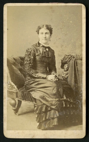 Brown, William Edmond fl 1875-1885 : Portrait of unidentified woman