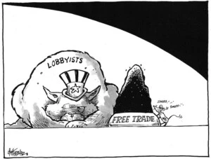 Lobbyists. Free trade. 23 September, 2008