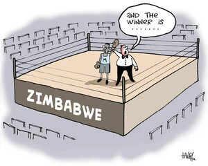 'Zimbabwe'. "and the winner is....." 30 June, 2008