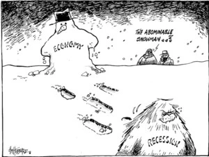 'Economy. Recession'. "The abominable snowman..?" 8 July, 2008