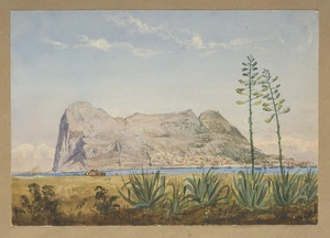 Smith, William Mein, 1799-1869 :[Gibraltar from across Algeciras Bay. 1830s].