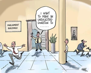 "I want to make an unsolicited donation to....." 25 July, 2008