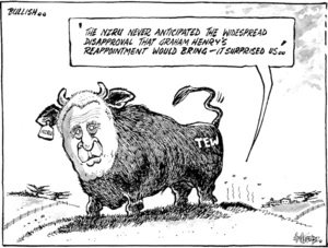 'Bullish..' "The NZRU never anticipated the widespread disapproval that Graham Henry's reappointment would bring - it surprised us!.. 13 June, 2008