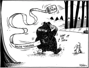 US policy, Baltic & Caucasus. "Dump de doo." 21 August, 2008