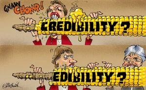 Smith, Ashley W., 1948- :Credibility? edibility? MG business - mercantile gazette, 15 September 2003.