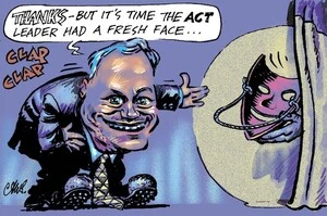 "CLAP CLAP" "Thanks - But it's time the ACT leader had a fresh face" 3 May, 2004