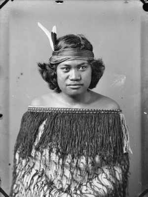 Young Maori girl from Hawkes Bay