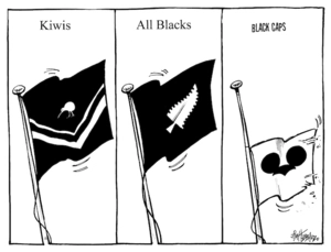 Kiwis. All Blacks. Black Caps. 23 November, 2008.