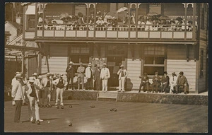 Opening of Victoria Bowling Club, Wellington - Photograph taken by Joseph Zachariah