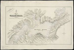 Plan of Waikaremoana