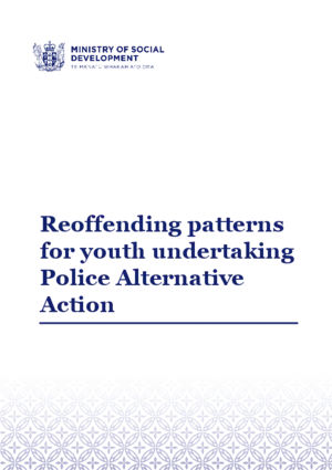 Reoffending patterns for youth undertaking police alternative action / Philip Spier.